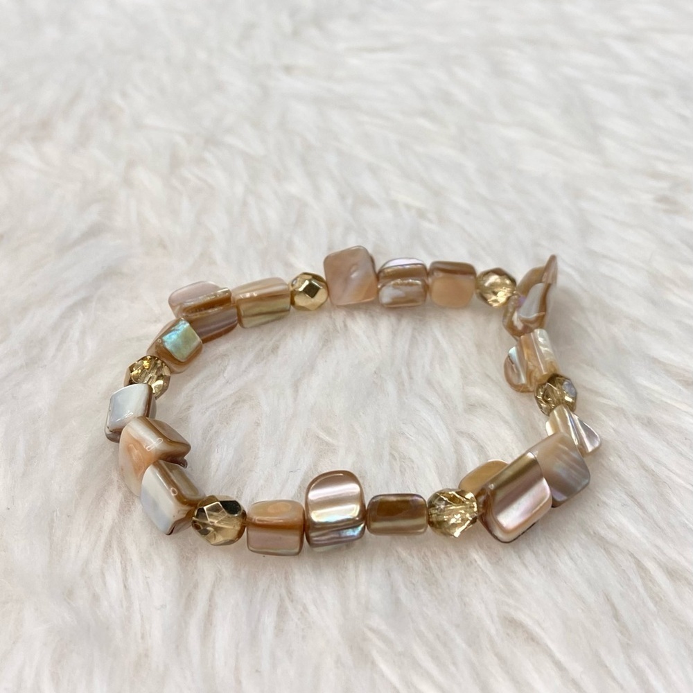 Golden Tide Bead Bracelet